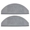 2 Pièces Lingettes de Rechange pour Aspirateur Robot Forte Absorption d'Eau Microfibre Douce Lavable Lingettes de Rechange