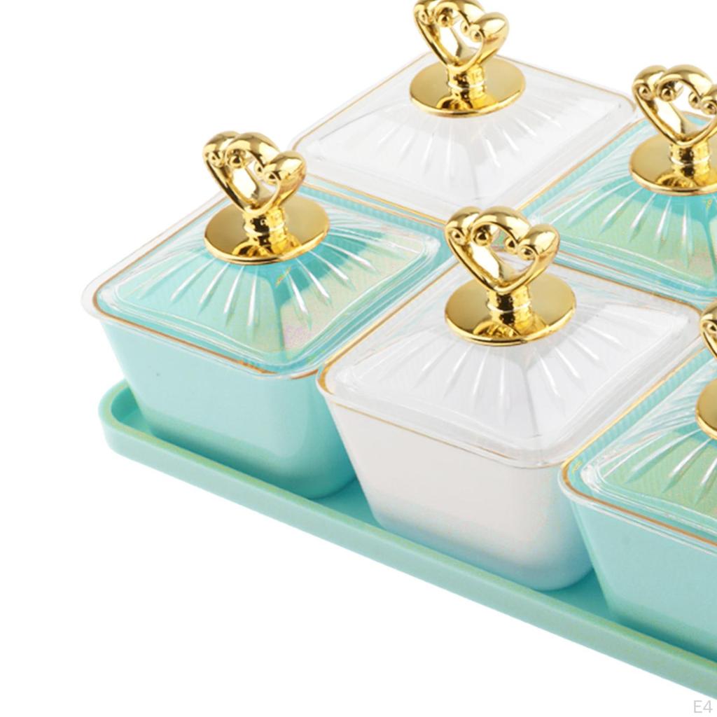 Appetizer Plate Divided Snack Serving Bowls Wedding Decor Multipurpose Nut and Candy Tray
