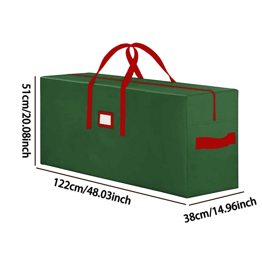 

Large Christmas Tree Storage Bag Waterproof Tub Xmas Tree Decoration Wreath Storage Box Handles Organizer for Home