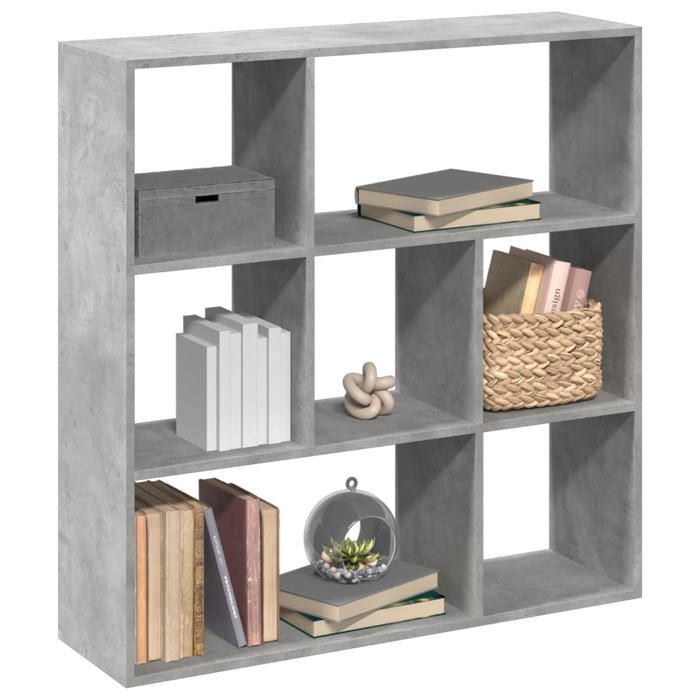 VidaXL Room Divider Shelf Concrete Grey 102x29x103.5 Cm, Shelf, Bookcase, Storage Shelf, 858051