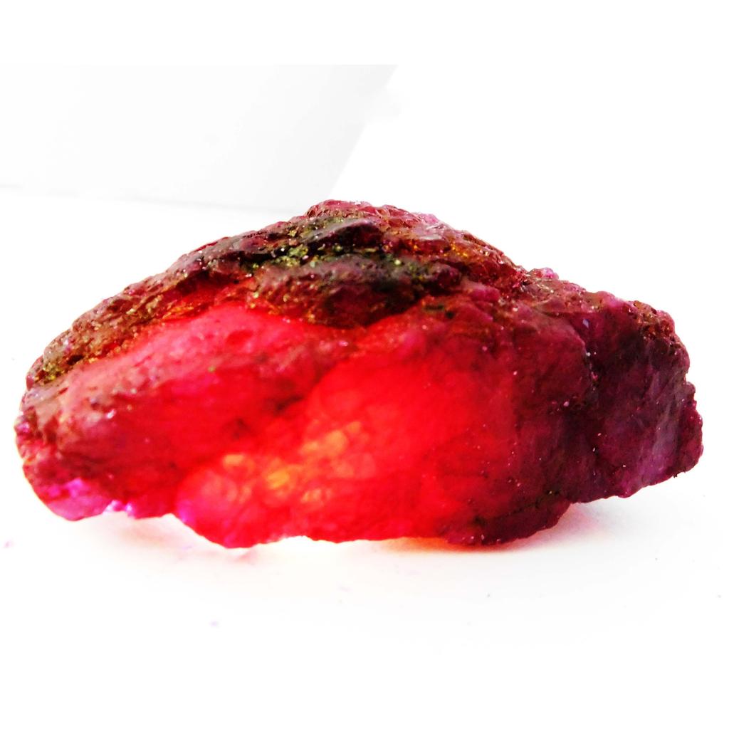 730 Ct Natural Red Ruby Huge Rough Earth Mined CERTIFIED Loose Gemstone AZ-256