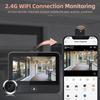 Tuya Wireless Radar Doorbell WiFi Door Peepholes HD Camera PIR Motion Detection 1080P Night Vision 4.3 Inch Video Door Bell