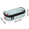 Pen Case Organized Storage Secure Zipper 300D Polyester with Pen Slot Board Mesh Pocket and Large Storage Section for Boys Girls