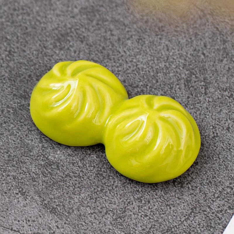 Ceramic Chopstick Holder Japanese Chopsticks Rest Vegetable Fruits Shape Fork Shelf Stand Kitchen Tableware Dining Table Decor