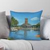 Kayaking Miller Bell Tower Square Pillowcase Polyester Linen Velvet Printed Zip Decor Throw Pillow Case Home Cushion Cover