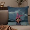 C-Cartoon B-Bobs B-Burgers Pillow Case Silky Elegant Comfort Sofa Bed Invisible Zipper