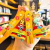 Hamburger 2nd Generation SpongeBob SquarePants Patrick Star Keychain Doll Machine Cartoon Cute Children's Day Gift Cartoon Frind