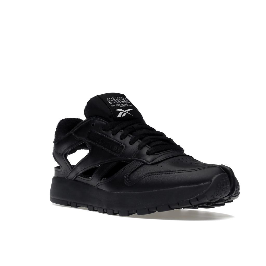 Reebok Maison Margiela X Classic Leather DQ Black Unisex Sneakers Footwear-White GY0244