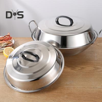 Round Cheese Melting Dome with Heat-Resistant Handle Durable Rust-Free Dishwasher Safe Thickened Heavy-duty Pot Lid