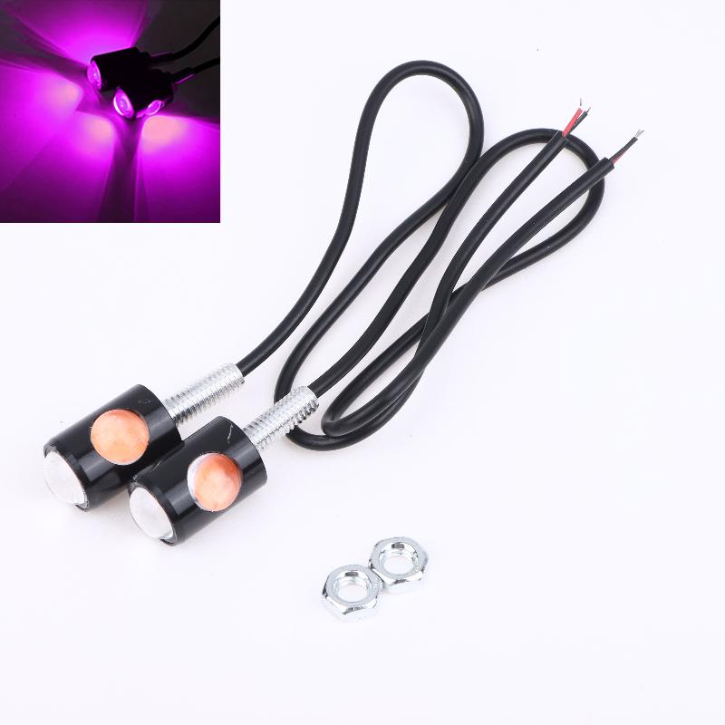 2PCS Motorcycle LED Eagle Eye Light Turn Signal Indicator Super Bright Led Motorbike Auto Rear Tail Brake Lamp Fog Driving Light