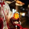 Handmade Lucky Persimmon Lantern with Tassel Spring Festival Lantern  Lunar New Year