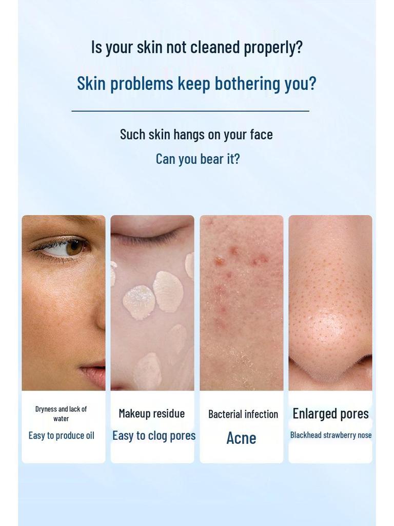 Electric Blackhead Remover with Large Suction and Ultra-Micro Purple Light