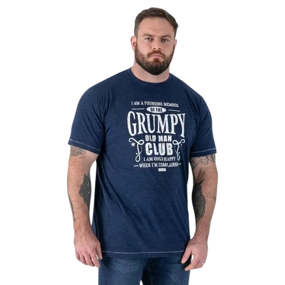 Duke Mens Cooper D555 Grumpy Old Man Kingsize T-Shirt