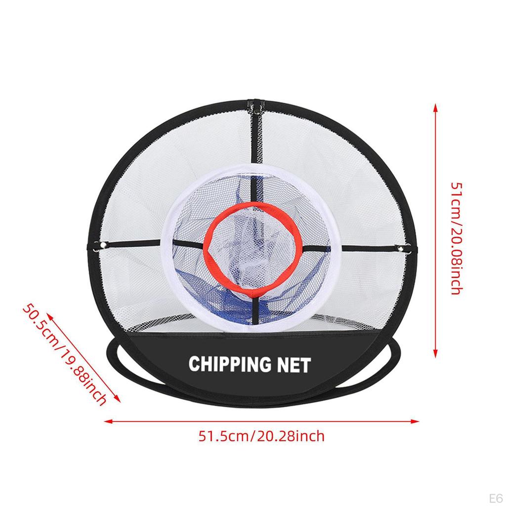 Golf Chipping Net Accessories Folding Easy Setup Indoor Outdoor Portable Practice for