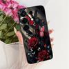 Fashion Letter Phone Case For Tecno Camon 50 4G Back Cover For Tecno Camon50 4G CN5 Soft Black Silicone Cases