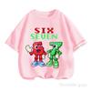 Kids Pixel Stumble Guys SIX SEVEN Number 67 Graphic TShirt Soft Cotton Cool Wear for Boys  Girlsdf0104