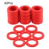 Silicone Hose Gaskets Red Washer Set Faucet Repair Parts O-Rings for 3/4 Inch Garden Hose And Outdoor Water Faucet Easy Leak Repair