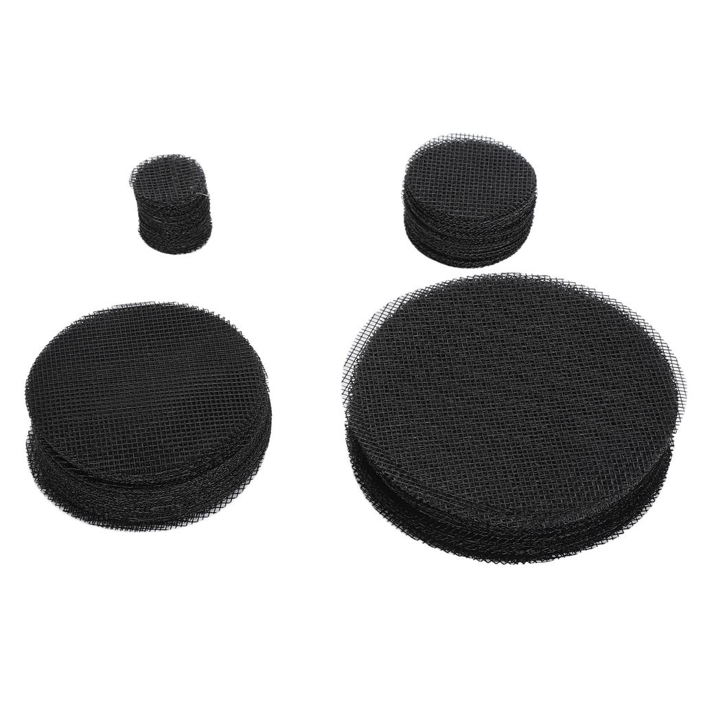 400pcs Flower Pot Grid Pad PP Breathable Drainage Round Bottom Grid Mat Prevent Soil Loss for