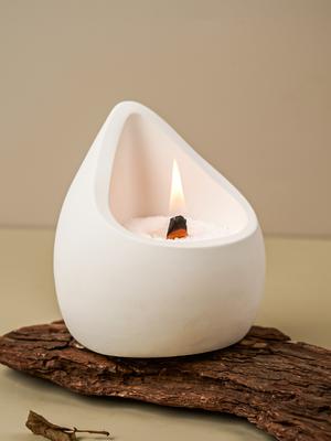 Concrete Scented Candle Cup Silicone Mold Nordic Water Drop Modeling Design Wax Cup Storage Box Flowerpot Resin Molds Home Decor