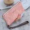 Ladies Holding a Long Wallet  New Korean Handbag Multi-function Card Bag Mobile Phone Bag Coin Purse Female Wallet