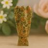 Unakite Angel Figurine Hand Carved Gemstone