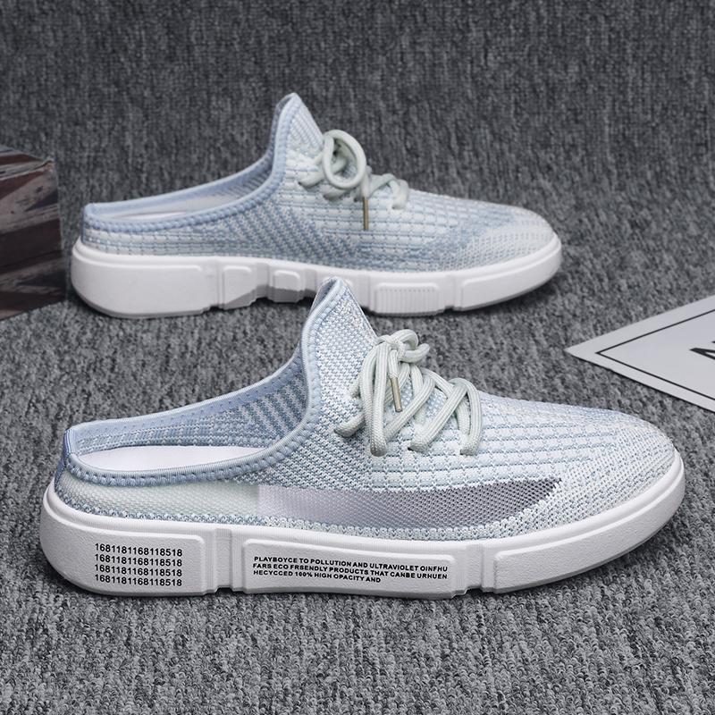 

Полуботинки на шнуровке, повседневные, мужские, полуботинки для мужчин, мюли, сандалии без задника, плоские кеды, летние лоферы, тапочки, мужские шлепанцы 39