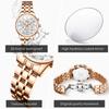 OLEVS 3669 Fashion Original Quartz Movement Watch For Women 24-hour Display Dial Calendar Window Elegance Style Women Watch