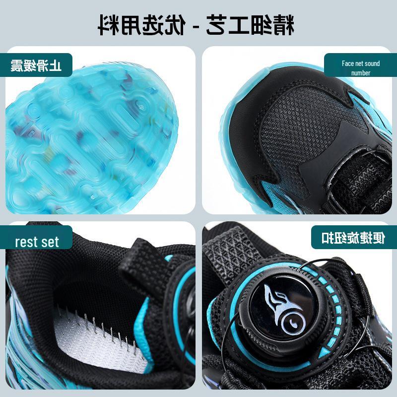 Atmungsaktive Sportschuhe für Jungen Herbst 2025 mit Drehverschluss zum Laufen