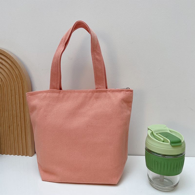 

Women s Canvas Candy-Colored Work Handbag Bag Pink
