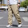 Men Plus Size Loose Straight Thin Casual Work Long Pants