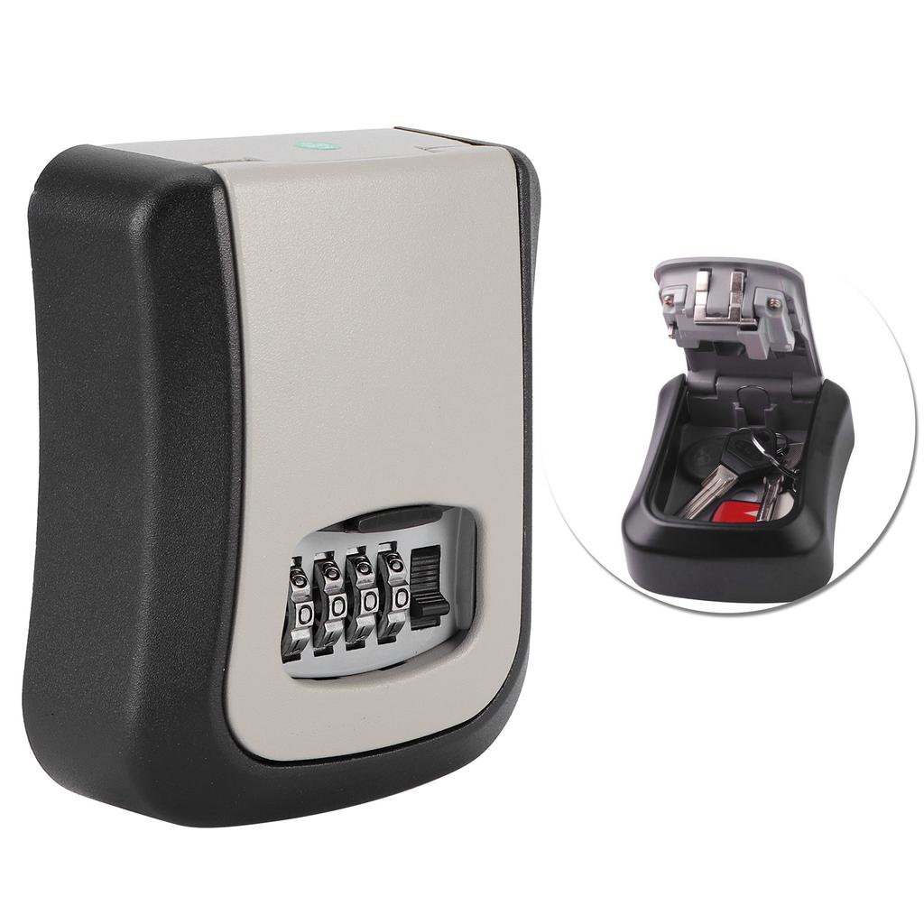 Outdoor Wall Mounted 4‑Digit Combination Key Lock Storage Safe Password Security Box