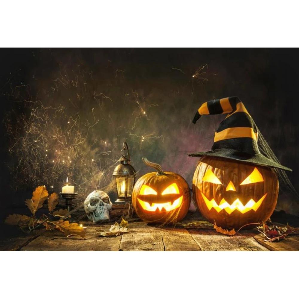 Halloween Decoration Hanging Cloth Pumpkin Lantern Hanging Cloth Home Party Room Decoration