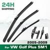 For Volkswagen VW Golf Plus 5M1 2005-2009 2006 Wiper Front & Rear Wiper Blades Windshield Windscreen Window Brushes 28"+28"+13