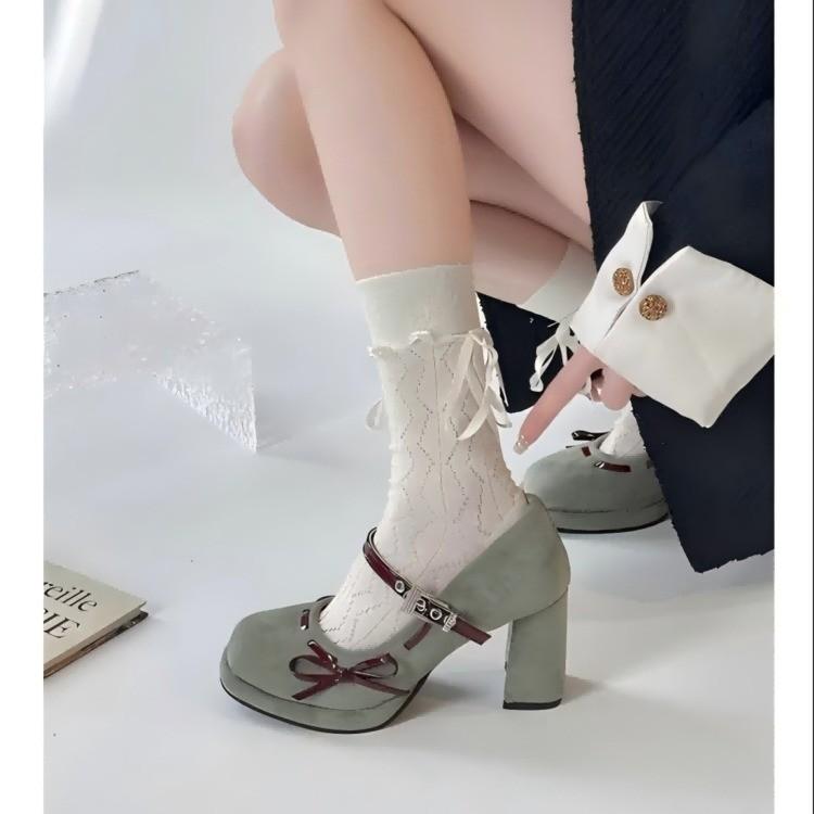 

Strappy Black Pointed Toe Single Shoes Women s Wedge Vintage Commuter Shallow Mouth Mary Jane Pumps 39