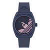 Unisex Adult Logo Rubber Analogue Watch