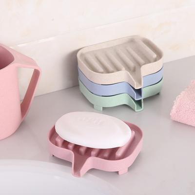Bathroom Bathroom Tray Soap Storage Holder Environmentally.Home Living.Non Slip Portable Wheat Straw Organizer Accessories Drainable Soap Box  Jewelry