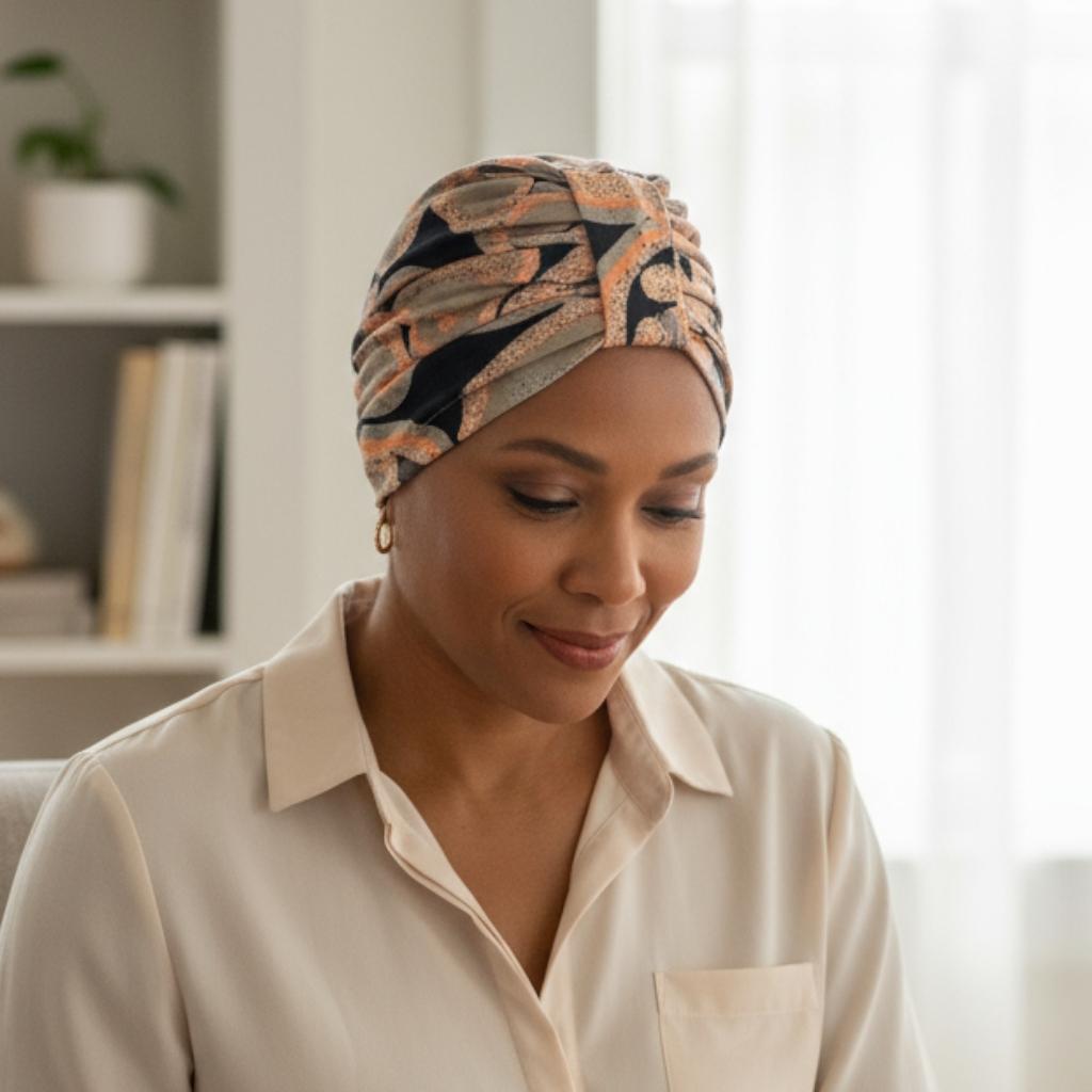 Emma 436 Women' Turban Hat, also worn after chemotherapy
