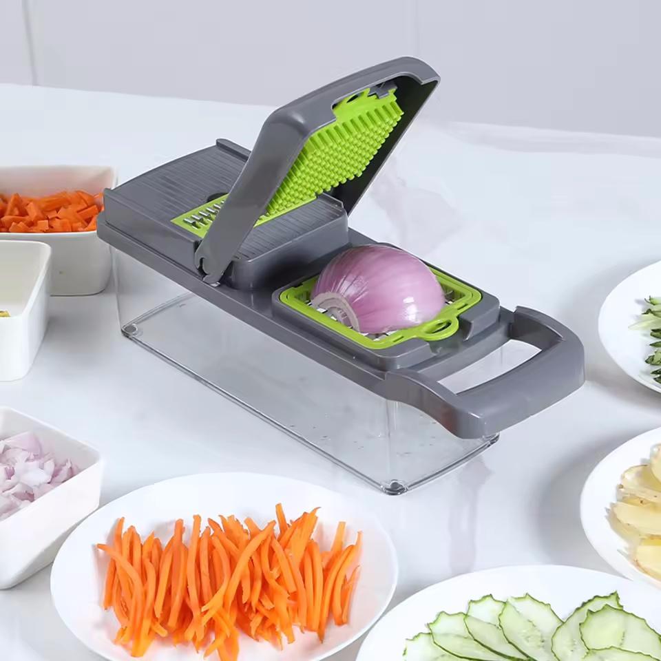 14/16 in 1 Multifunctional Vegetable Chopper Handle Grate Food Chopper Kitchen Vegetable Slicer Dicer Cut Potato Shredder