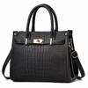 Women's Bag Crocodile Pattern Shoulder Large Bag Fashion Messenger Bag Handbag Premium Women's Bag