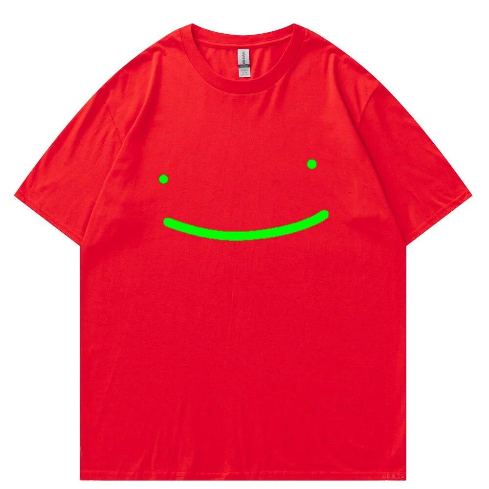 Dream Merch Trička Unisex WoUnisex Trička Harajuku s krátkým rukávem Street Ležérní Móda Oversized oblečení Top Trička s krátkým rukávem