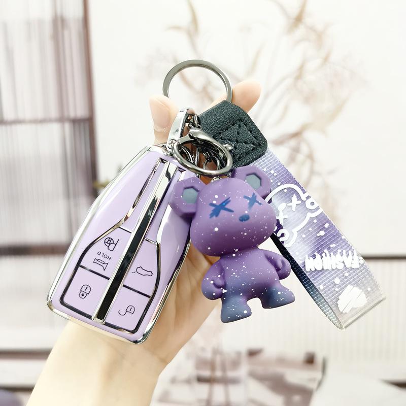 Luxury Protective Key Case for FAW Hongqi H5/HS5/HS7/H9/e-HS9 Cars – Women's Edition