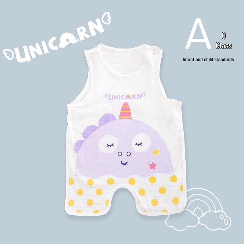 

Милый летний хлопковый полукомбинезон Tao Baby и тонкие леггинсы с защитой животика для новорожденных 80 (2-6 months)