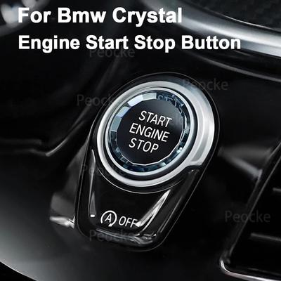 Crystal Car Engine Start Stop Button for BMW F30 F10 F06 F12 F32 F33 G30 G31 G38 F06 F36 F20 Ignition Switch Button Accessories
