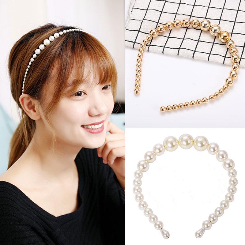 Buy Nice Pearl Craft Beaded Headband Hairband Hair Rubber Band
