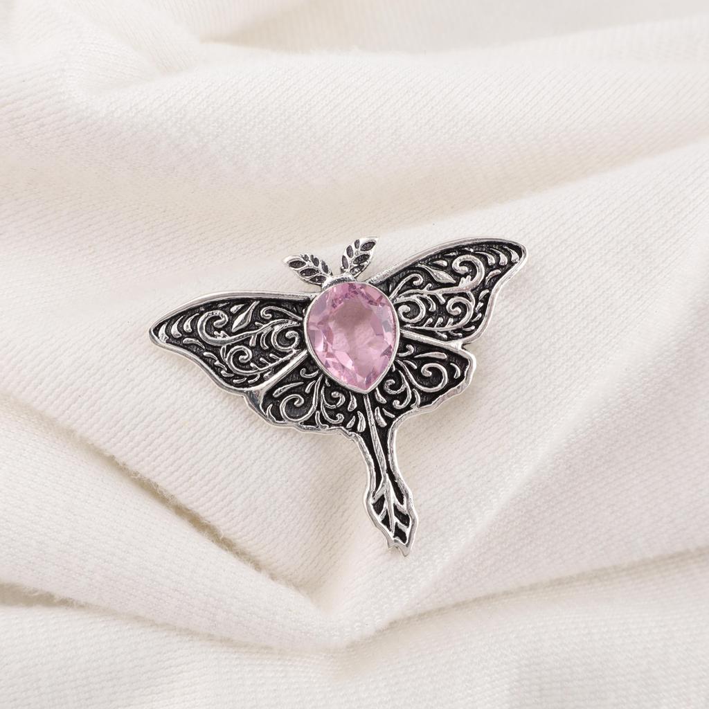 Pink Morganite Pendant Gemstone, 925 Solid Sterling Silver Pendant Jewelry, Handmade Pendant, Silver Jewelry For Gift