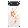 For iPhone 17 Air Case PC TPU Tempered Glass Pattern Printing Phone Back Cover