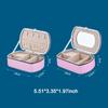 Fashion PU Leather Jewelry Packing Box Necklace Bracelet Organizer Earrings Rings Holder Dustproof Jewelry Storage Case Watch