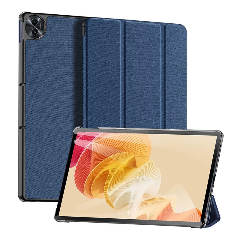 Applicable to OPPO Padmini tablet protective case wholesale real Pad three-fold flip protective case plus PadGo
