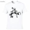 Funny Printed Men T Shirt Newest Wrestling Muay Thai T Shirt Casual O Neck Short Sleeve