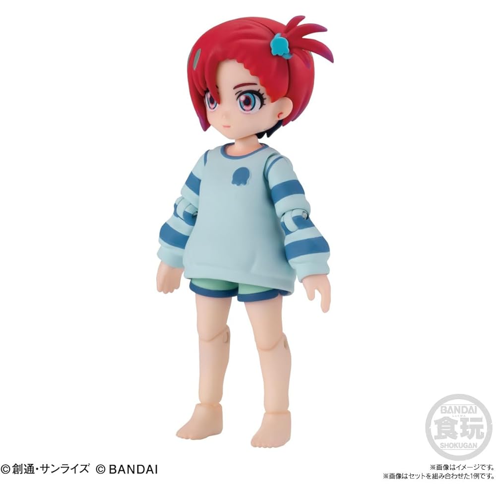 Bandai Link Travelers "Mobile Suit Gundam GQuuuuuuX" World Machu Coordination Set Chewing Gum Candy Toy [Box Set/1 Piece]